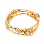 Vintage Gold Pearl Bangle