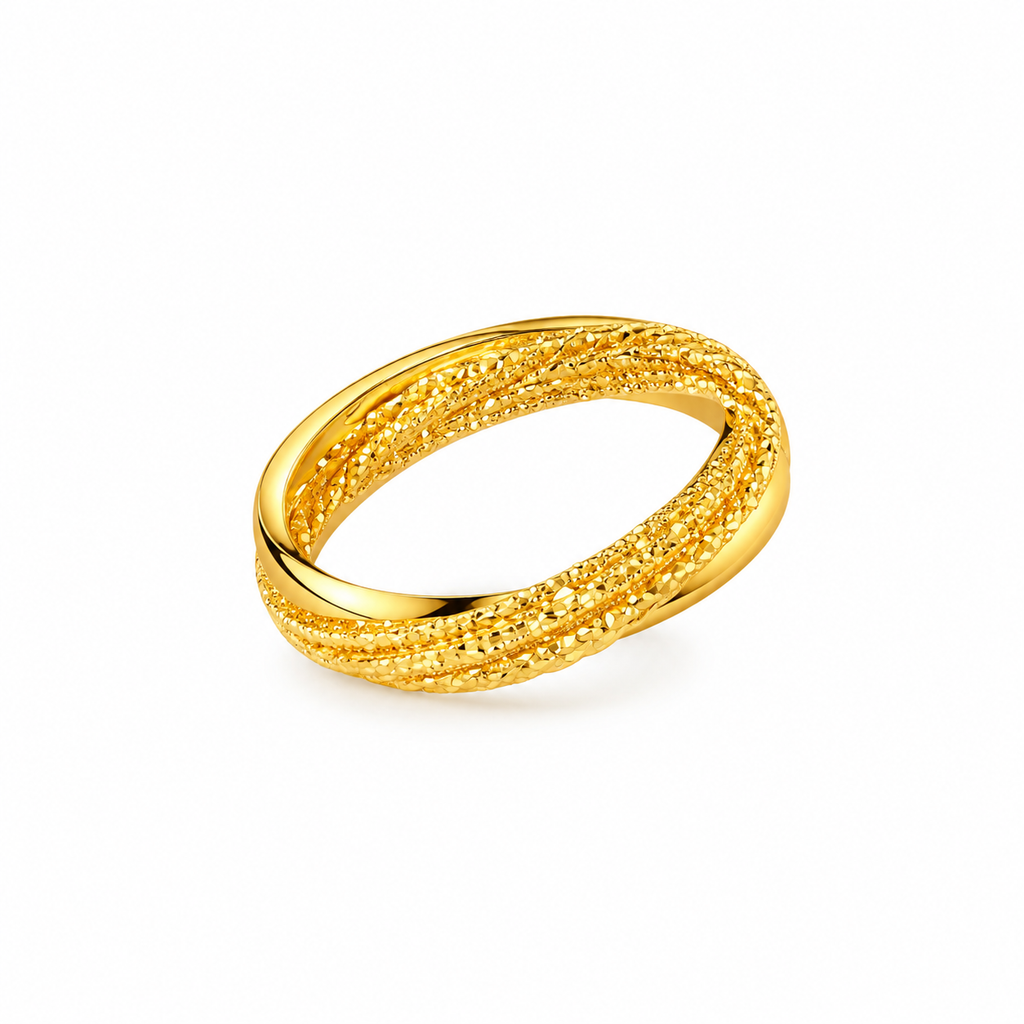 Vintage Gold Plain Band Ring