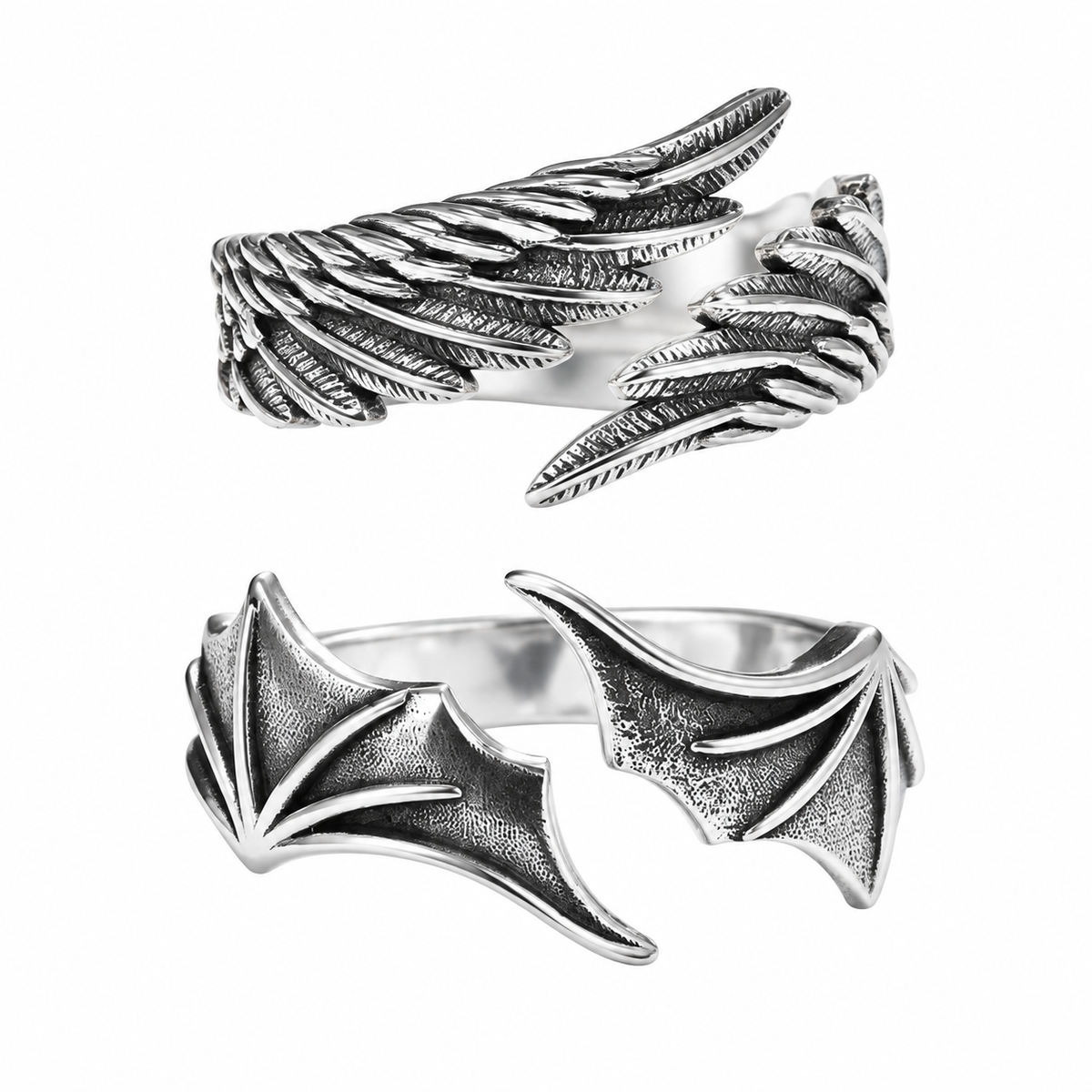 Angel & Demon Wing Ring