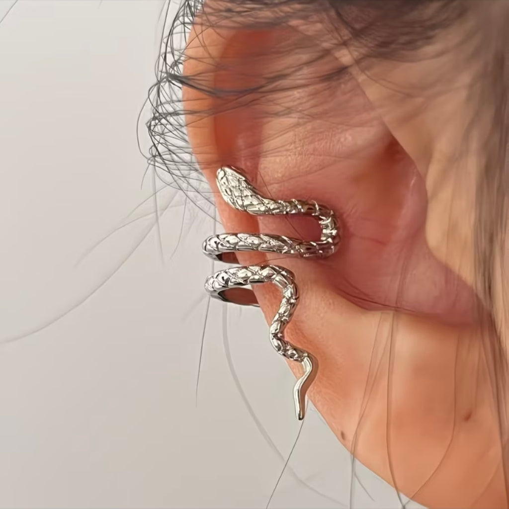 Snake-Shaped Ear Cuff
