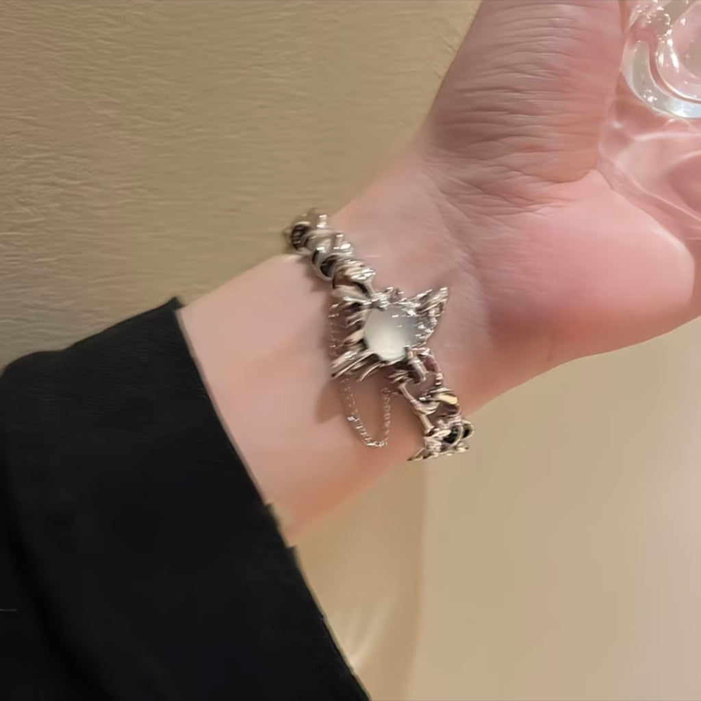 Moonstone Metal Bracelet