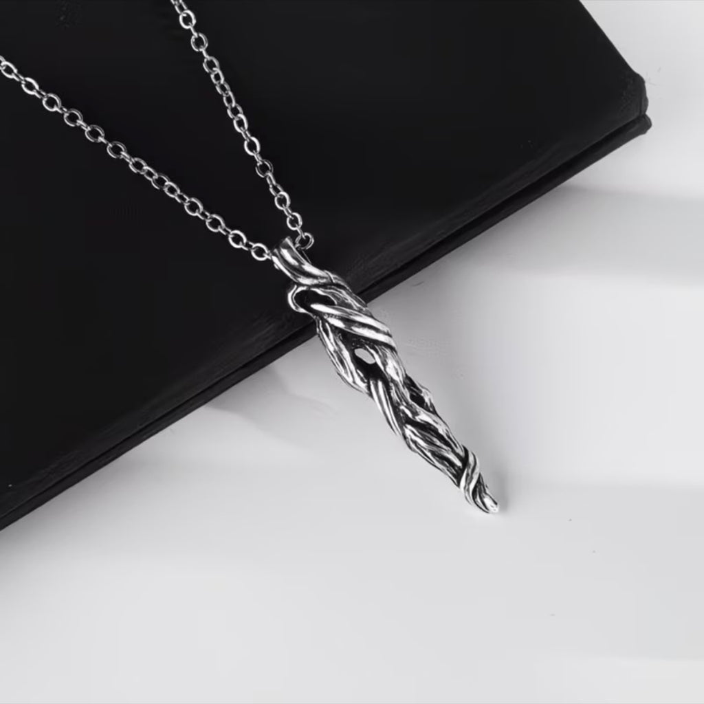 Y2K Gothic Twisted Dead-Wood Necklace