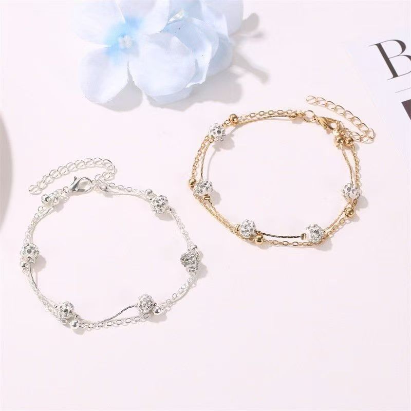 Shambhala Crystal Ball Anklet