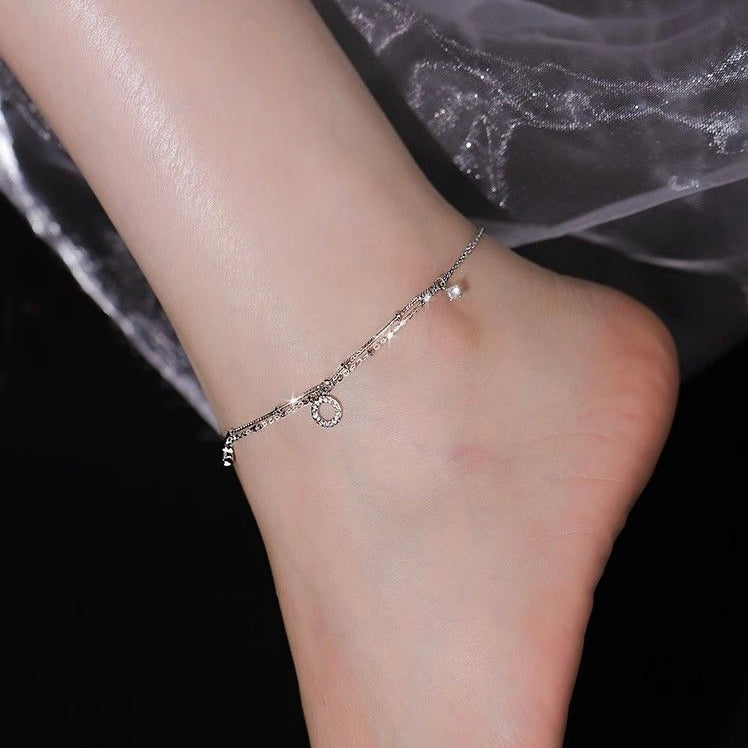 Double‑Layer Stacked Anklet