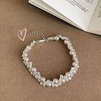 Sparkling Faux‑Pearl Bracelet