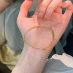 Fashion Sugar‑Cube Starry Bracelet