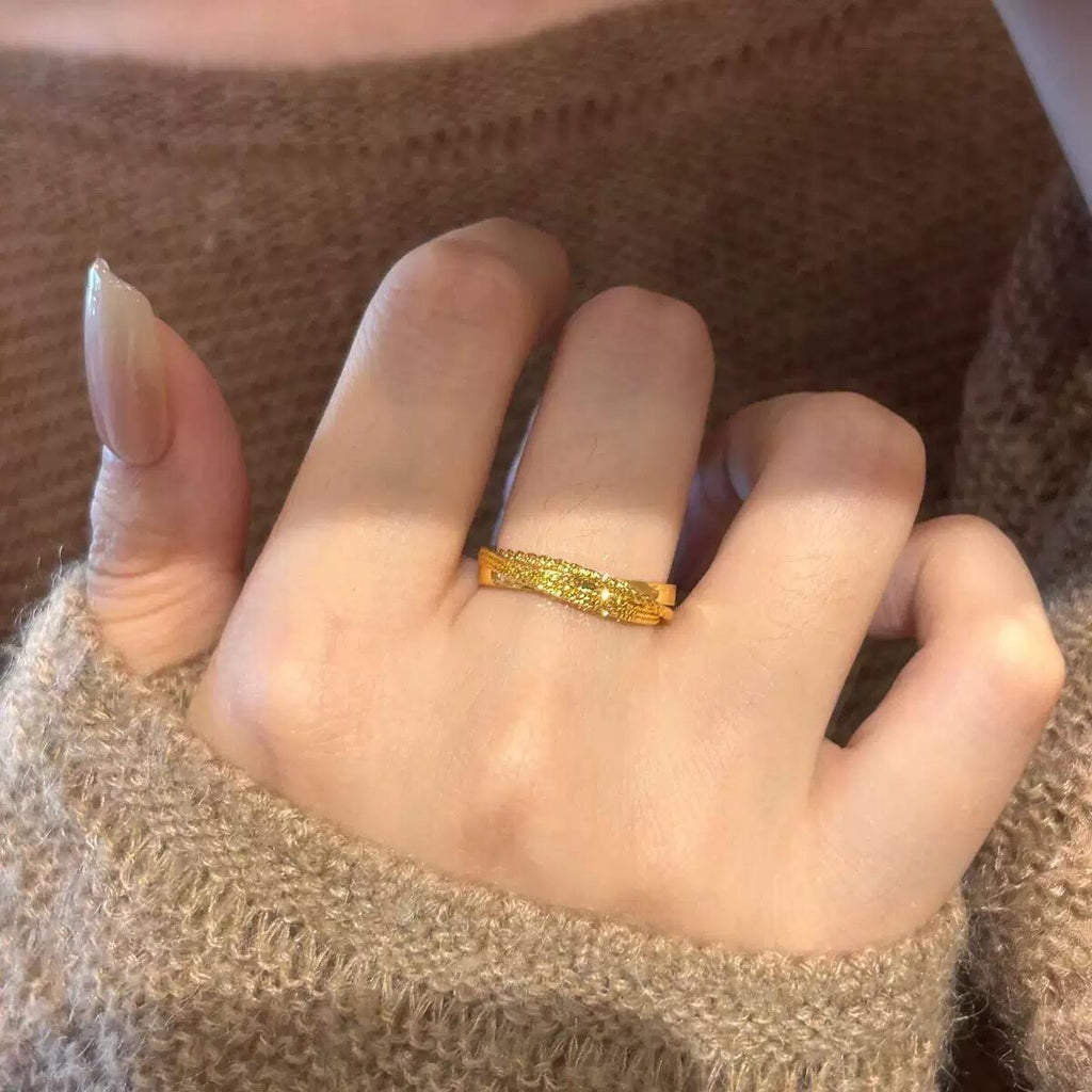 Vintage Gold Plain Band Ring