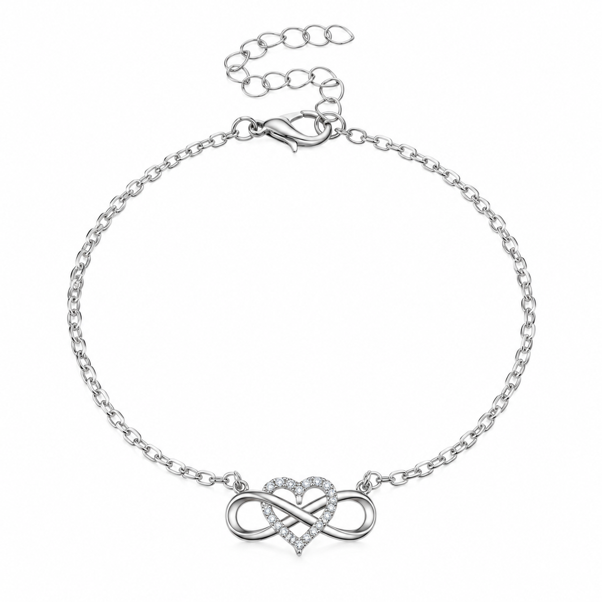 Infinity Heart Anklet