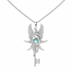 Vintage Divine Bird Pendant Necklace