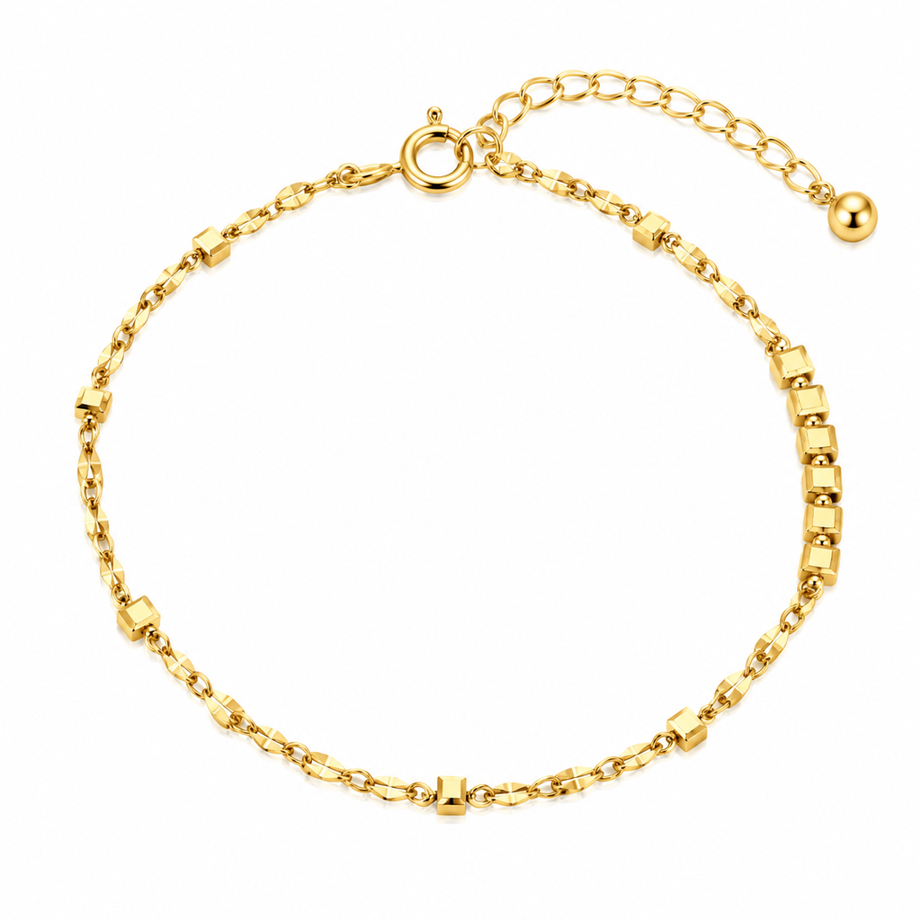 Fashion Sugar‑Cube Starry Bracelet