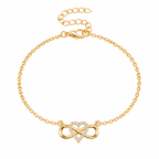Infinity Heart Anklet