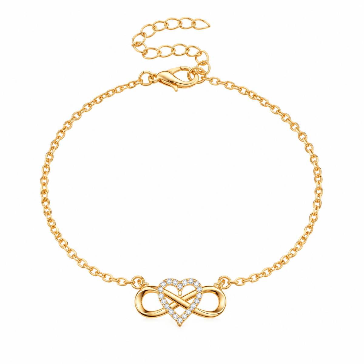 Infinity Heart Anklet