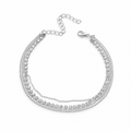 Beaded Chain Sparkle Rhinestone Anklet