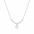 Ice Lychee Teardrop Necklace