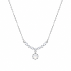 Ice Lychee Teardrop Necklace