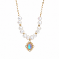 White Moonlight Pearl Necklace